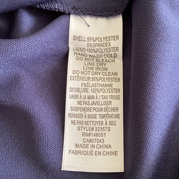 Monteau NWT midi skirt fully lined elastic back front slit covered buttons - Picture 9 of 10